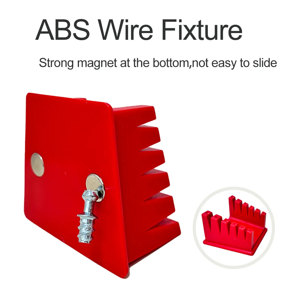 ABS Wire Fixture Bracket Welding Table Clamp Fixed Clamp Magnetic Welding Bench For Thick And Thin Wire Clamp Sodering Tools