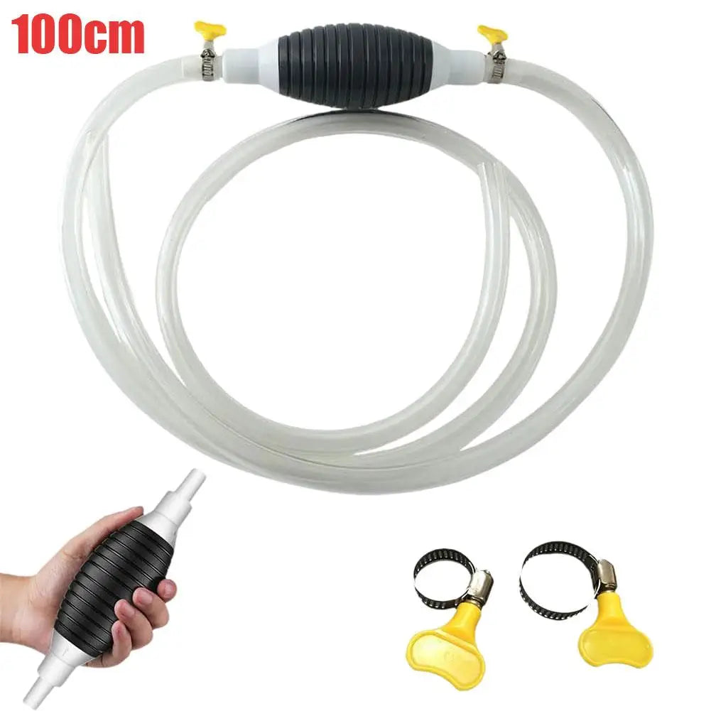 3/2/1M PVC Handy Manual Gas Oil Pump Car Fuel Pump Hand Straw Pump Durable For Liquid Gasoline Tuning Fuel Gasoline Diesel Pump