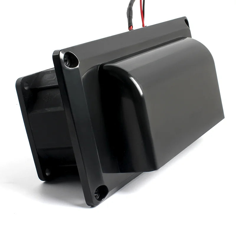 TYTXRV DC12V 13.2W RV Side Air Vent Black/White Ventilation Exhaust Fan for Camper Trailer Boat Marine Yacht