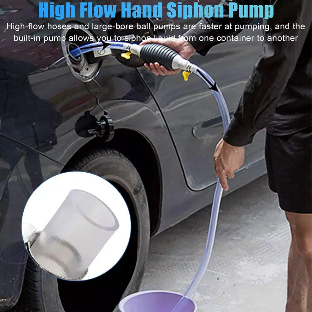 3/2/1M PVC Handy Manual Gas Oil Pump Car Fuel Pump Hand Straw Pump Durable For Liquid Gasoline Tuning Fuel Gasoline Diesel Pump