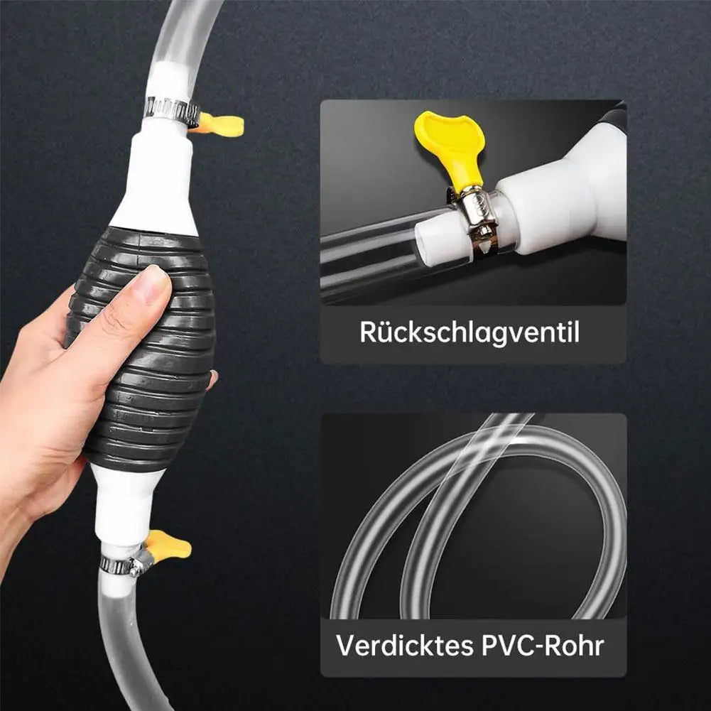 3/2/1M PVC Handy Manual Gas Oil Pump Car Fuel Pump Hand Straw Pump Durable For Liquid Gasoline Tuning Fuel Gasoline Diesel Pump