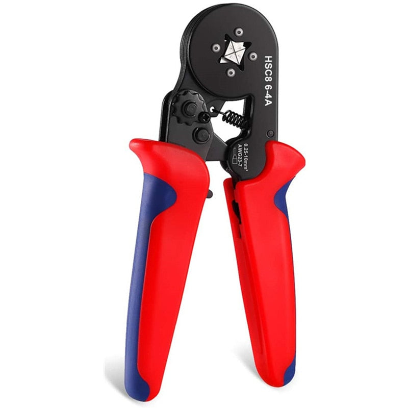 Endehylsetang / Wire Terminal Crimp Connector Insulated Uninsulated Cable Terminals End Ferrules HSC8 6-4A Crimping Pliers Tool