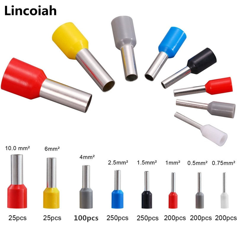 Endehylsetang / Wire Terminal Crimp Connector Insulated Uninsulated Cable Terminals End Ferrules HSC8 6-4A Crimping Pliers Tool