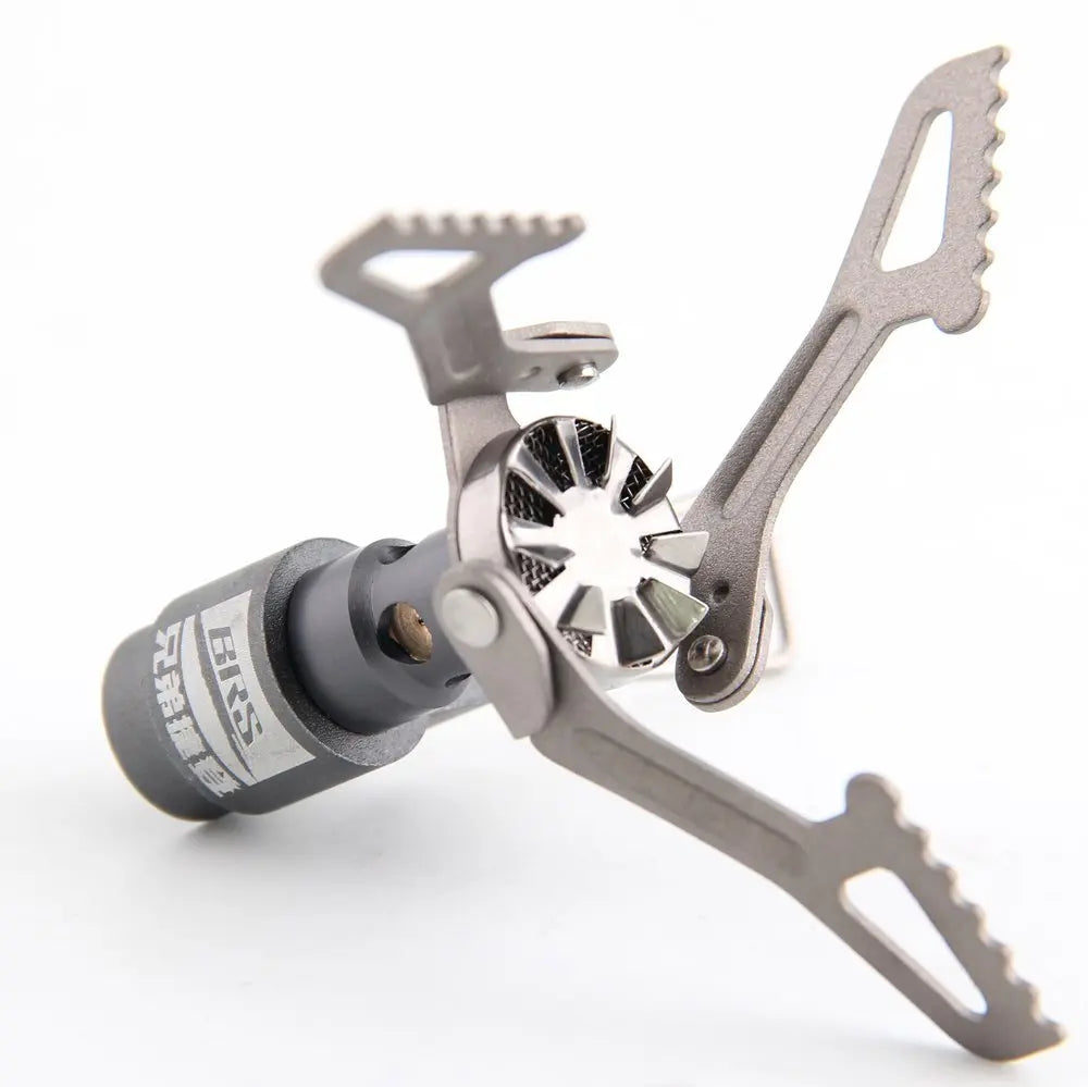 BRS Stove BRS-3000T Titanium Super Light And Flowing Outdoor Camping Gas Stove Mini Pocket 25g