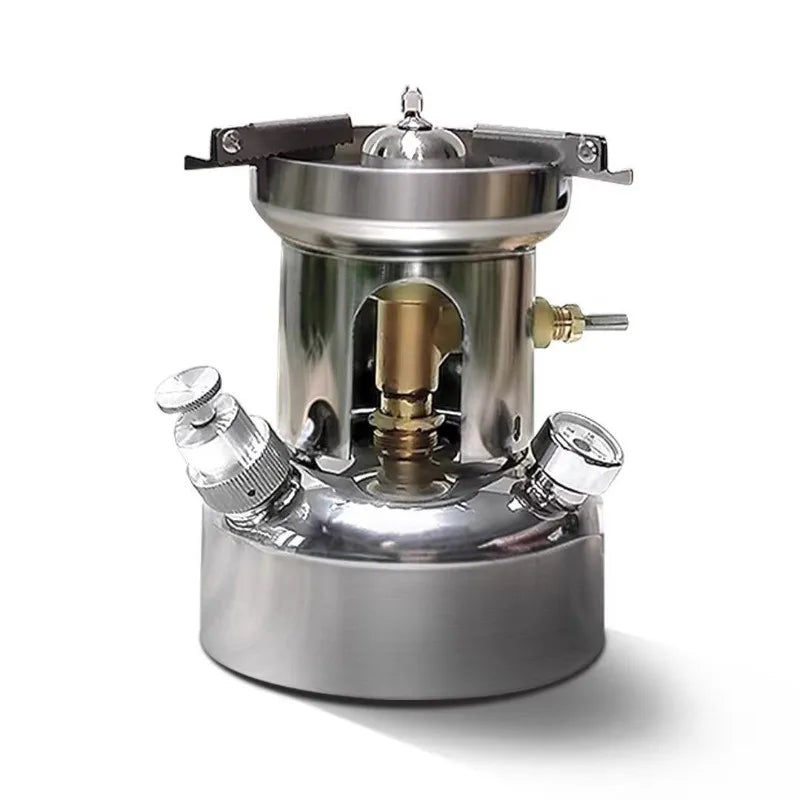 Outdoor Multi-fuel Oil Stove Field Portable Alcohol Stove Picnic Gasoline Kerosene Gasification Stove Compact and Safe Camping